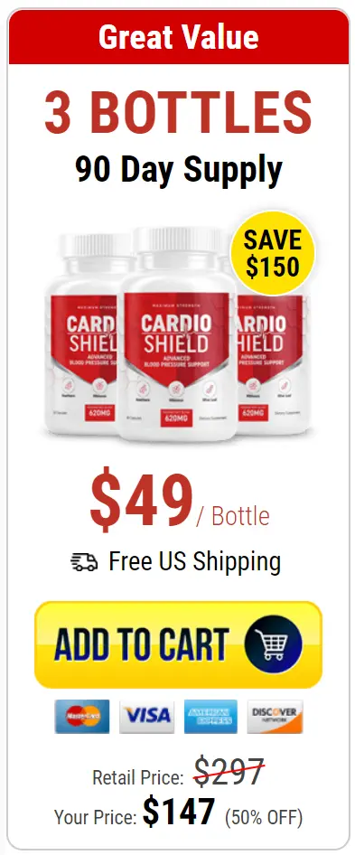 Cardio Shield 3 bottle price